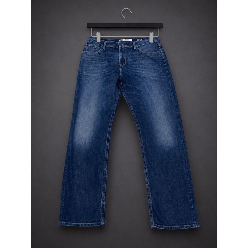 BKE Seth Straight Leg Stretch Jeans Mens 40x36 Medium Wash EUC